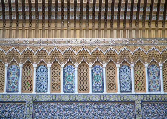 Architectual detail from Fes, Morocco