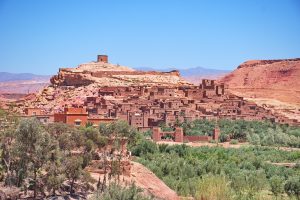 Tourist complex Ait ben Haddou in Morocco